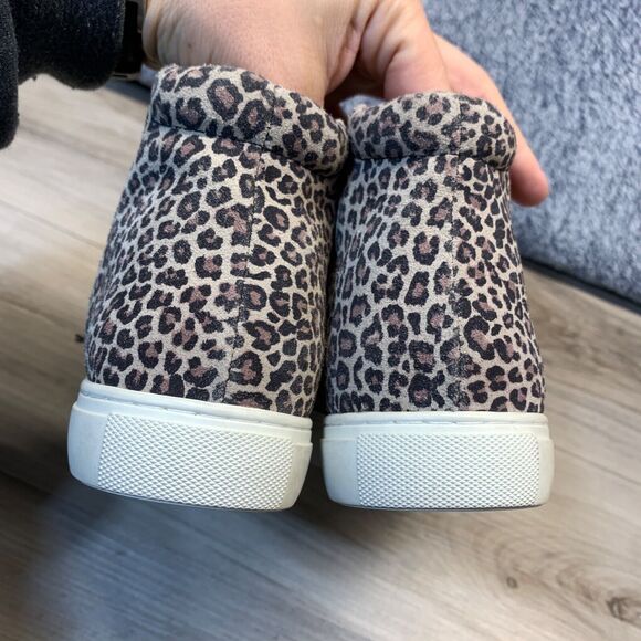 Gentle Soul Womens Cheetah Print Leather Zip Carter Ankle Bootie 5 EU 35 - Picture 4 of 10